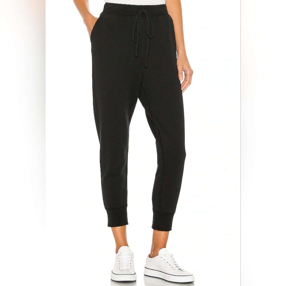 Nili Lotan Nolan Sweatpant in Washed Black